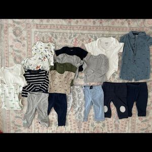 Boys 9M-12M Mix & Match Play Clothes Lot GUC